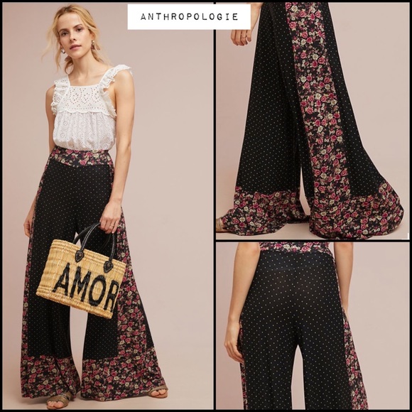 Anthropologie Pants - Anthropologie Farm Rio Floral Wide Leg Pants NWT